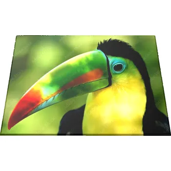 Kuchyňské prkénko Glasdekor Skleněné prkénko barevný papoušek tukan Prkénko: 30x20cm