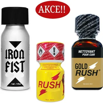 Rush Poppers Iron Original mix pack 3 x 24 ml