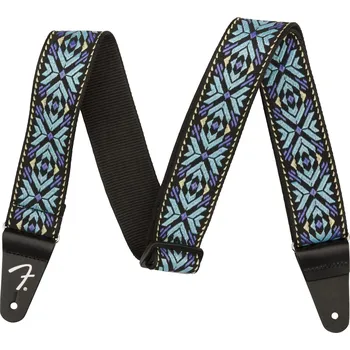 Hudební nástroj Fender Pasadena Woven Strap, Blue Snowflake, 2" + prodloužená záruka 3 roky