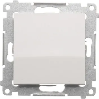 vypínač Vypínač střídavý, bez piktogramu, řazení 6, 16 AX / 230 V~, šroubové svorky, Simon 54 DW6A.01/X/11, bílá