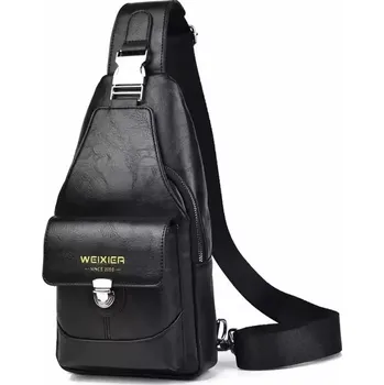 Weixier batoh přes rameno Huber Černý 4L