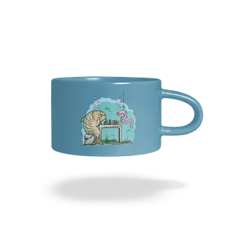 Bastard Zase neberou hrnek makronka Blue Macaron