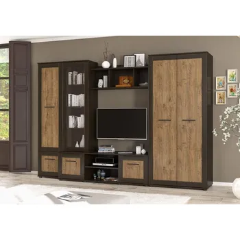 Obývací stěna Obývací sestava MODICA wenge/dub april