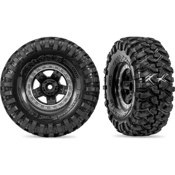 RC náhradní díl Traxxas kolo 1.9", disk TRX-4 Sport černý polomatně chromovaný, pneu Canyon Trail (2) - expresní doprava