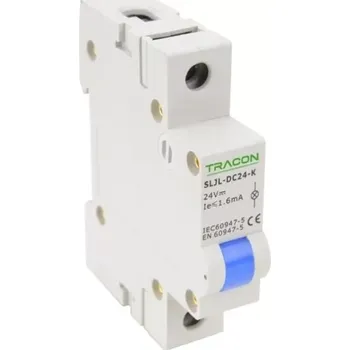 Jistič Tracon SLJL-DC24-K Modulární kontrolka Led, modrá, 24V DC (Tracon SLJL-DC24-K)