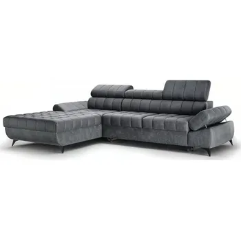 Sedací souprava Levostranná rozkládací rohová pohovka Valoris Mini - Meble Bogart monolith 92 290x77 cm