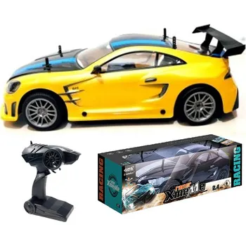RC model auta RC model J601-8 luxusního sportovního vozu 1:10 s vysokou rychlostí - žluté