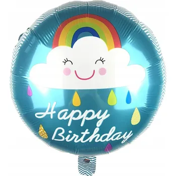 Balónek FÓLIOVÝ BALÓNEK NAROZENINY VŠECHNO NEJLEPŠÍ 45 CM