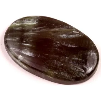 Přírodní kámen Kabošon Serafinit č.7207 (31x20x5mm)