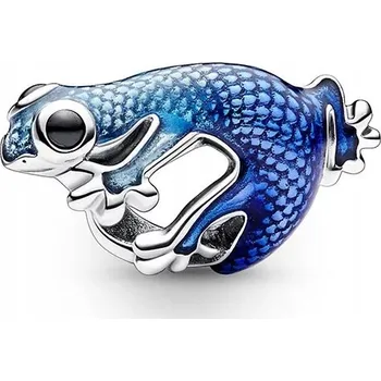 Přívěsek Pandora Přívěsek Modrý Metalický Gekon