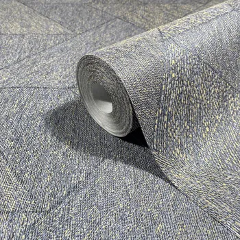 Tapeta Tapeta geometrický motiv trojúhelníky odstín modrá béžová černá tapety