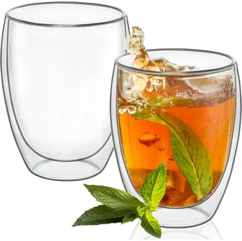 Sklenice Sklenice na kávu a čaj Domosfera 300 ml 2 ks