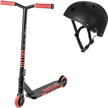 Koloběžka Výhodný freestyle set Movino NITRO Red