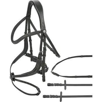 BUSSE Uzdečka Take-Off Line MX BUSSE, černá FULL