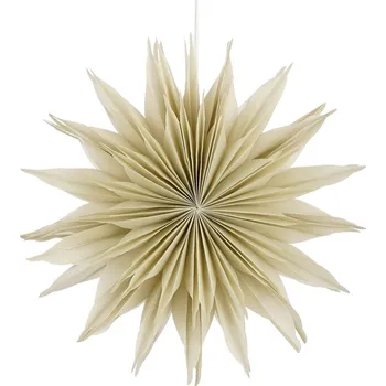 Vánoce Vánoční ozdoba vločka, světle zelená, papír, 40 cm&nbsp;1137204