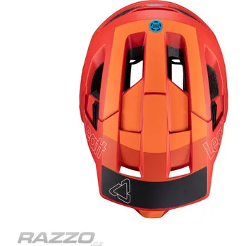 Sportovní chránič Náhradní kšilt helmy Leatt Visor MTB 4.0 Enduro V24 Red