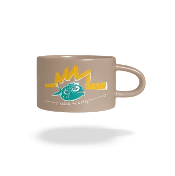 Bastard Úlovek hrnek makronka Brown Macaron