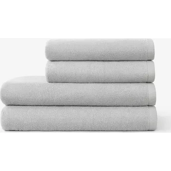 Ručník Bavlněný froté ručník / osuška Soft bez bordury - šedý 50 x 100 cm
