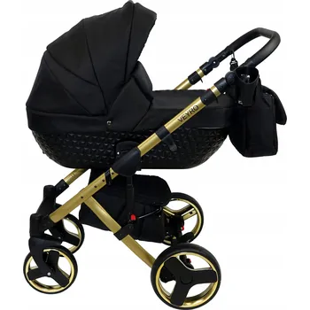 Kočárek Multifunkční kočárek 3v1 Karex VEYRO černý hliníkový skládací