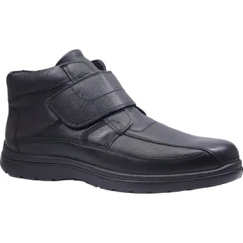Pánské polobotky Zimní vycházková obuv, Jomos, Atlanta, šíře K, černá: Černá Hladká kůže 34 51 K - extra široká (30595-30601)