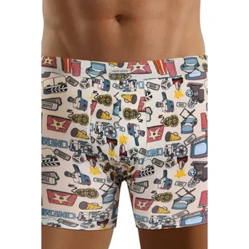 Boxerky Komfortní boxerky pro muže Sesto Senso FlexFit, BARBER XL i170_5904280022057