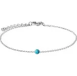 NBP74-OP02 Ocelový náramek s opálem - kulička 5 mm