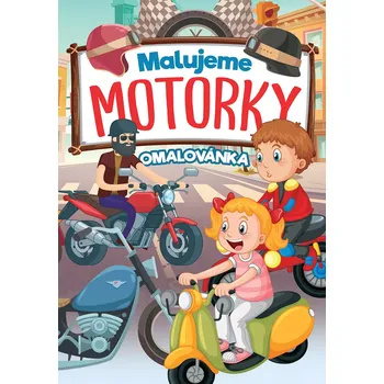 omalovánky Malujeme motorky – omalovánka pro děti