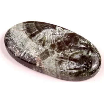 Přírodní kámen Kabošon Serafinit č.7193 (38x20x6mm)