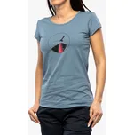 Dámské bavlněné tričko Ocun Classic T Organic Rainbow - bluestone L