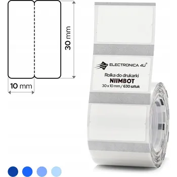 Speciální papír Samolepicí štítky samolepky termální Niimbot B1 B21 B3S B31 30x10