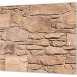 Glasdekor Ochranná deska kamenný pískový obklad Rozměr V/Š: 40x40 cm, Lepení na zeď: Bez lepení na zeď