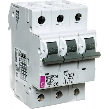 Jistič Jistič ETI ETIMAT 6 3p B25, charakteristika B, 25A