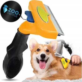 Péče o srst a drápky ZooVentus karí hřeben pro dlouhé vlasy, krátká srst , hrubá srst , vlnitá srst