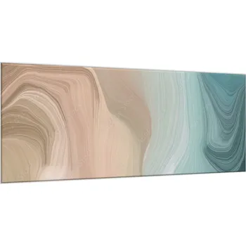 Obraz Glasdekor Obraz skleněný elegantní moderní abstraktní vlna Rozměry-obdélník V/Š: 30 x 60 cm