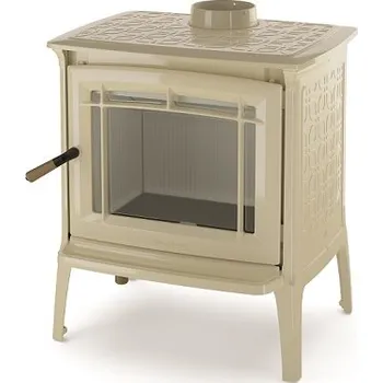 Krbová kamna Hergom Shelburne - slonová kost