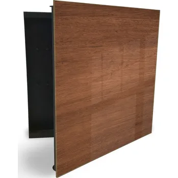 Skříňka na klíč Glasdekor skříňka na klíče - dřevo ořech Otevírání: Levé, Barva skříňky: Bílá