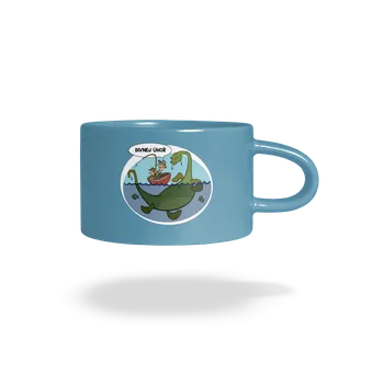 Bastard Divný úhoř hrnek makronka Blue Macaron