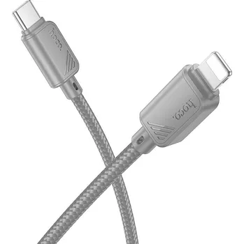 Hoco kabel typu C na Lightning Pd 27W X113 1 M šedý