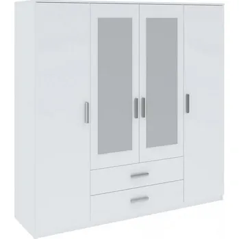 Šatní skříň Šatní skříň 4D2S TOCHA bílá