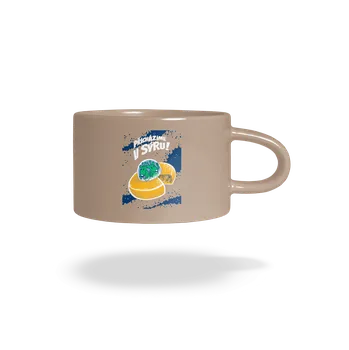 Bastard Přicházíme v sýru hrnek makronka Brown Macaron