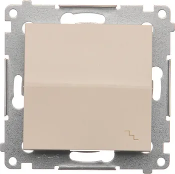 vypínač Vypínač střídavý, řazení 6, 16 AX / 230 V~, šroubové svorky, Simon 54 DW6A.01/41, krémová