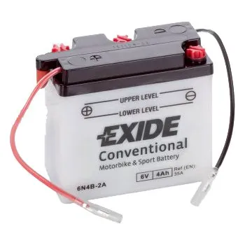 Motobaterie Motobaterie Exide Bike Conventional 6V, 4Ah, 6N4B-2A