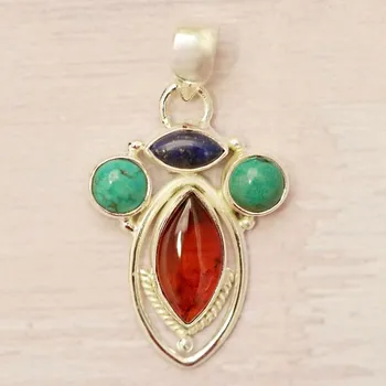 Přívěsek Jantar přívěsek stříbro Ag 925 89559 2,6 cm,4,5 g