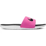 Dětské pantofle Nike KAWA 6Y Růžová, Černá, Bílá
