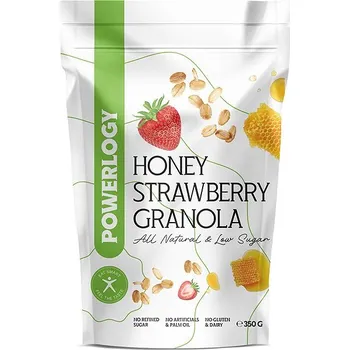 Powerlogy Honey Strawberry Granola 350 g