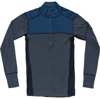 Pánské tričko Pánské funkční triko Devold LAUPAREN MERINO 190 S Tmavě modrá, Modrá