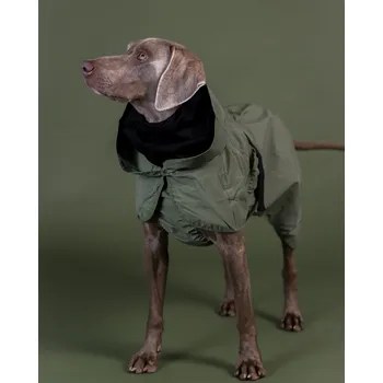 Obleček pro psa PAIKKA Reflexní pláštěnka GREEN Velikost: 40