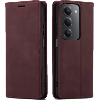 Pouzdro na mobilní telefon Flipové pouzdro Radian pro Xiaomi Redmi 15, červené