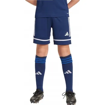 Chlapecké kraťasy DĚTSKÉ KRAŤASY ADIDAS SQUADRA 25 TMAVĚ MODRÉ JN5458 vel. 164 cm