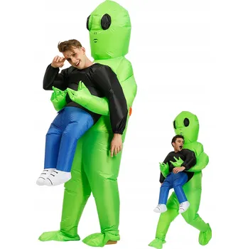 Karnevalový kostým NAFUKOVACÍ KOSTÝM MIMOZEMŠŤAN UFO MIMOZEMŠŤAN PŘEVLEK KOSTÝM HALLOWEEN JAKO DÁREK